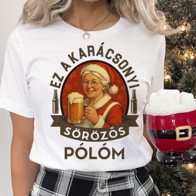 Ez a karácsonyi sörözős pólóm mikulás nagyival